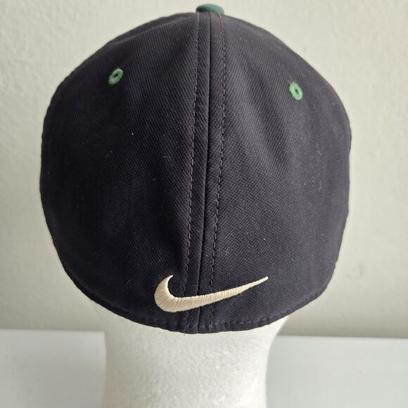 Nike True Notre Dame Clover Logo Baseball Cap Blue Green Hat M/ L Irish Celtics - Picture 4 of 9